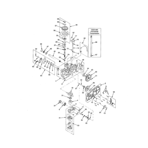 Rh Transmission Diagram and Parts List for 17AI2ACP756  Cub Cadet Lawn Tractor